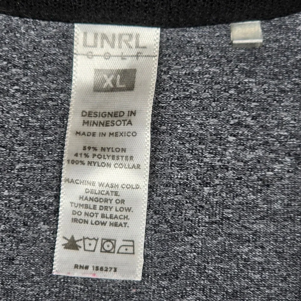 UNRL Golf Barstool Sports Polo Shirt Mens XL Grey Camo Performance Golf Top - Picture 7 of 10